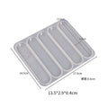 My Store Silicon Mould 5 Cavity Oval BookMark Mould
