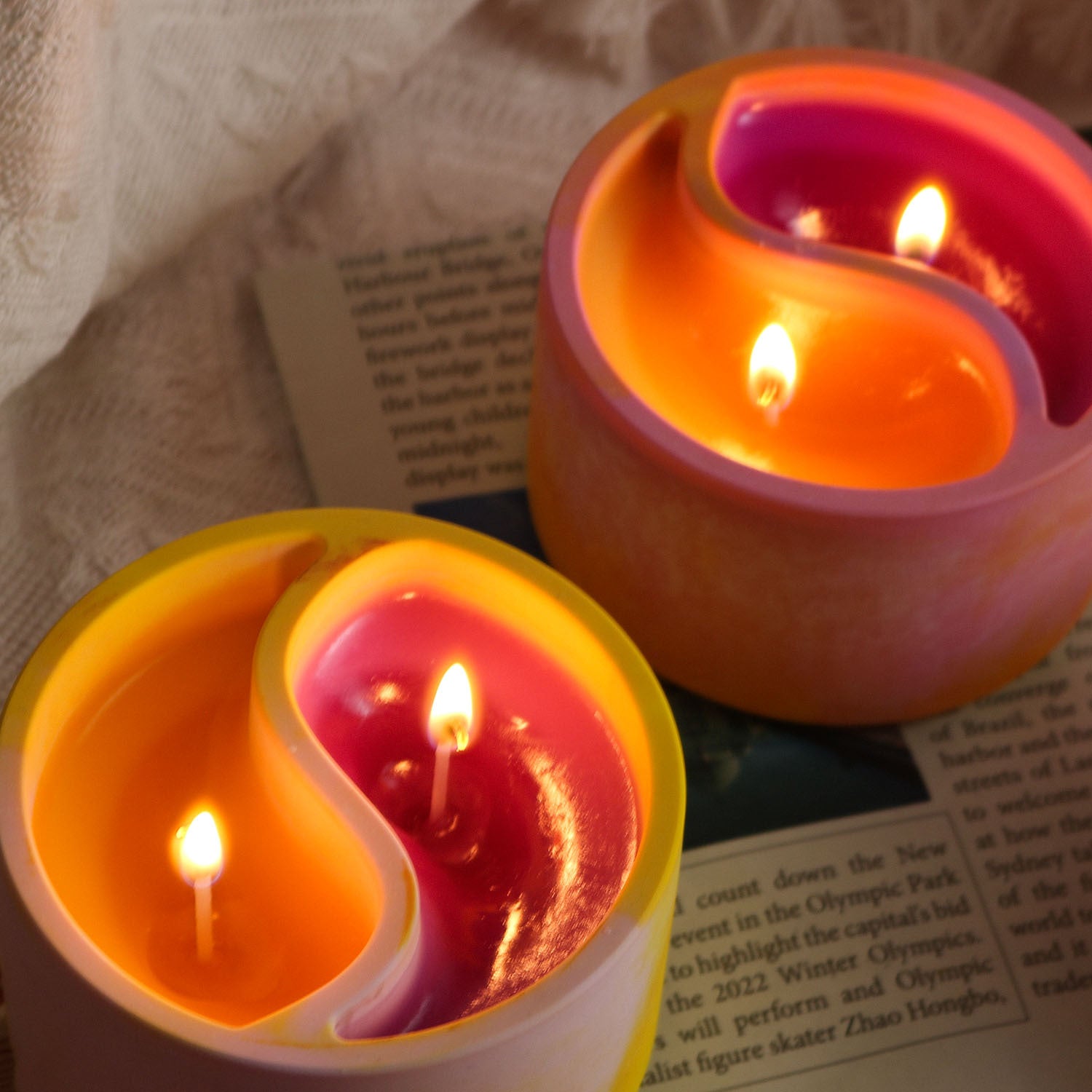 My Store Silicon Mould Tai Chi (Feng Shui) Bowl & Candle Mould