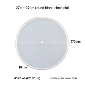 My Store Silicon Mould 11" Round Clock Dial Mould