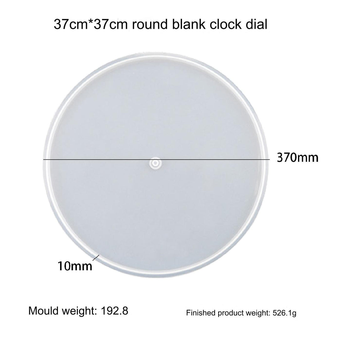 My Store Silicon Mould 15" Round Clock Dial Mould