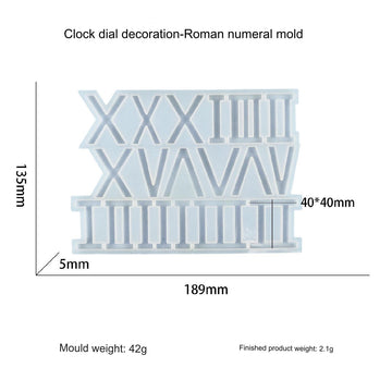My Store Silicon Mould Roman Number For Clock Dial Mould