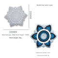 My Store Silicon Mould Mandala Pattern Flower Coaster Mould