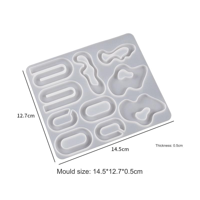 10 Cavity Keychain And Jewellery Mould