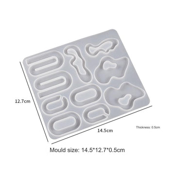 10 Cavity Keychain And Jewellery Mould