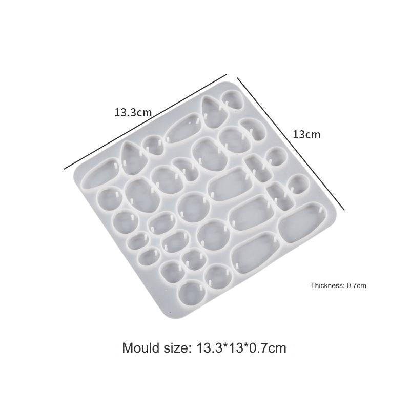 My Store Silicon Mould 32 Cavity Keychain And Jewellery Mould
