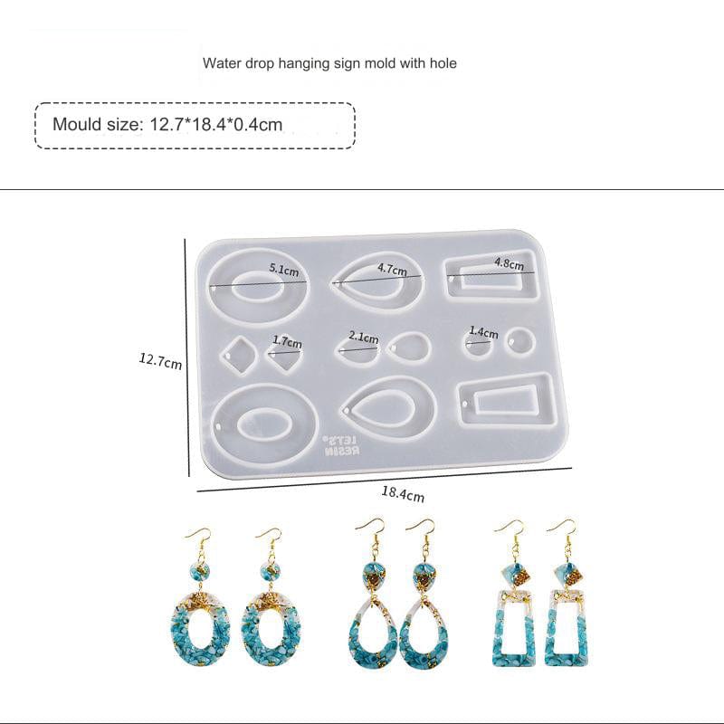 My Store Silicon Mould 12 Cavity Keychain and Jewellery Mould