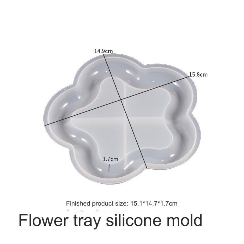 My Store Silicon Mould Flower Tray Mould