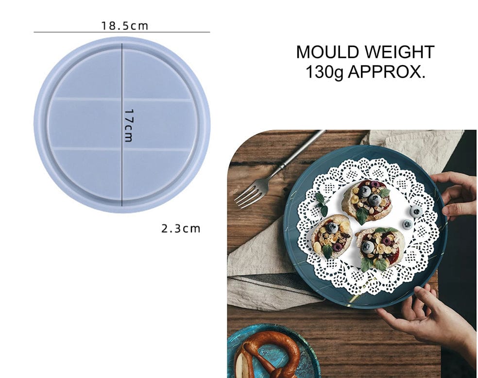 My Store Silicon Mould SMALL ROUND TRAY MOULD