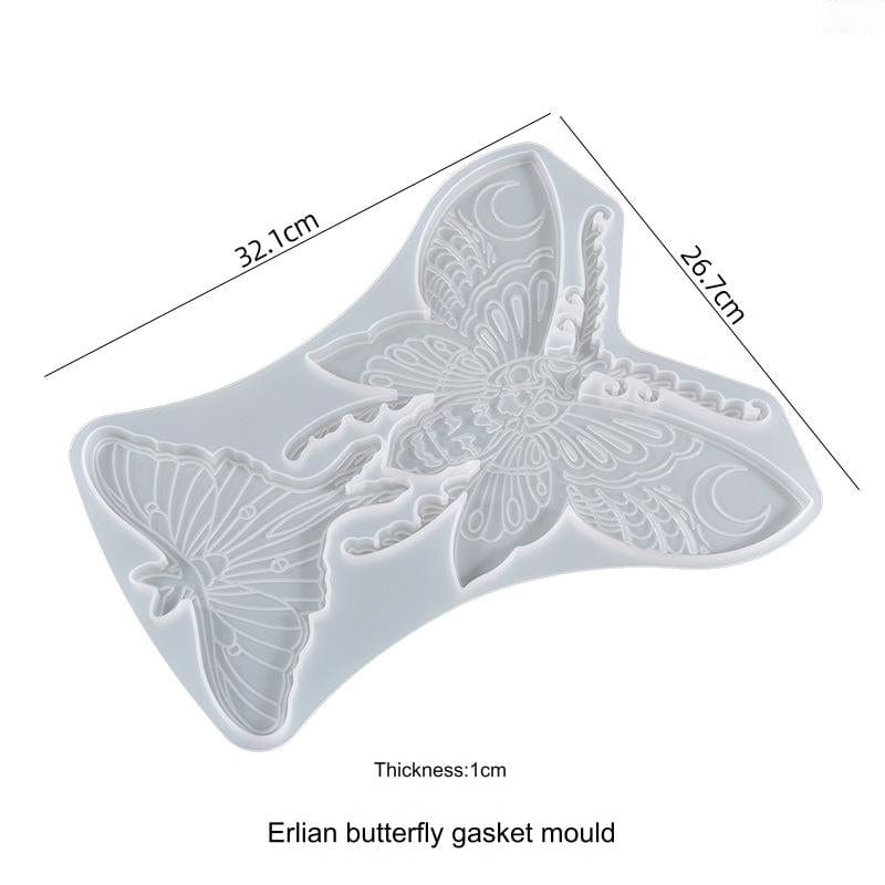 My Store Silicon Mould Designer Butterfly Tray Mould