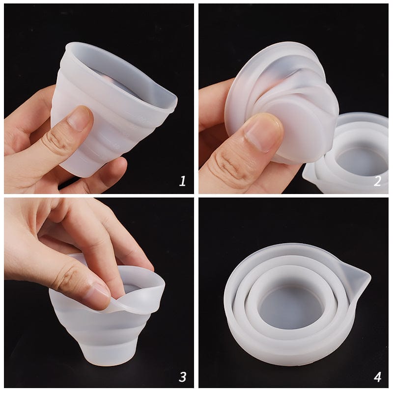 100ML Folding  Mixing & Measuring Cup Mould