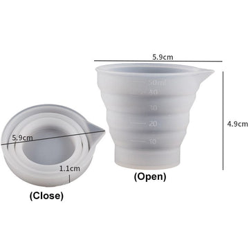 50ML Folding  Mixing & Measuring Cup Mould