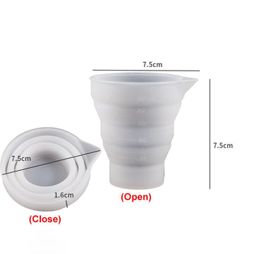 100ML Folding  Mixing & Measuring Cup Mould