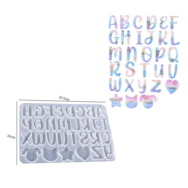 Finyoffiy Letter Alphabet Mould