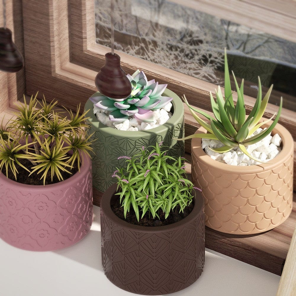 My Store Silicon Mould Round T-light & Flower Pot Mould