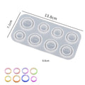 My Store Silicon Mould 8 Cavity Finger Ring & Jewellery Mould