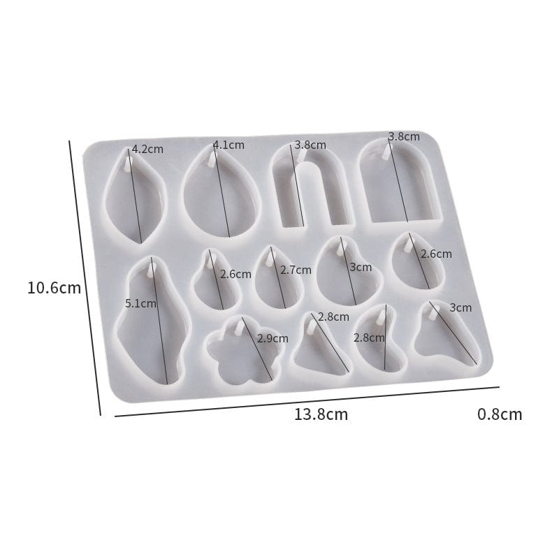 13 Cavity Jewellery & Keychain Mould