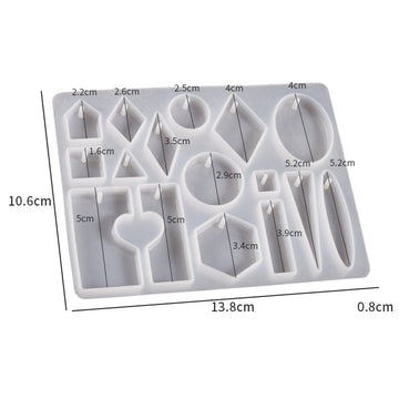 My Store Silicon Mould 16 Cavity Jewellery & Keychain Mould