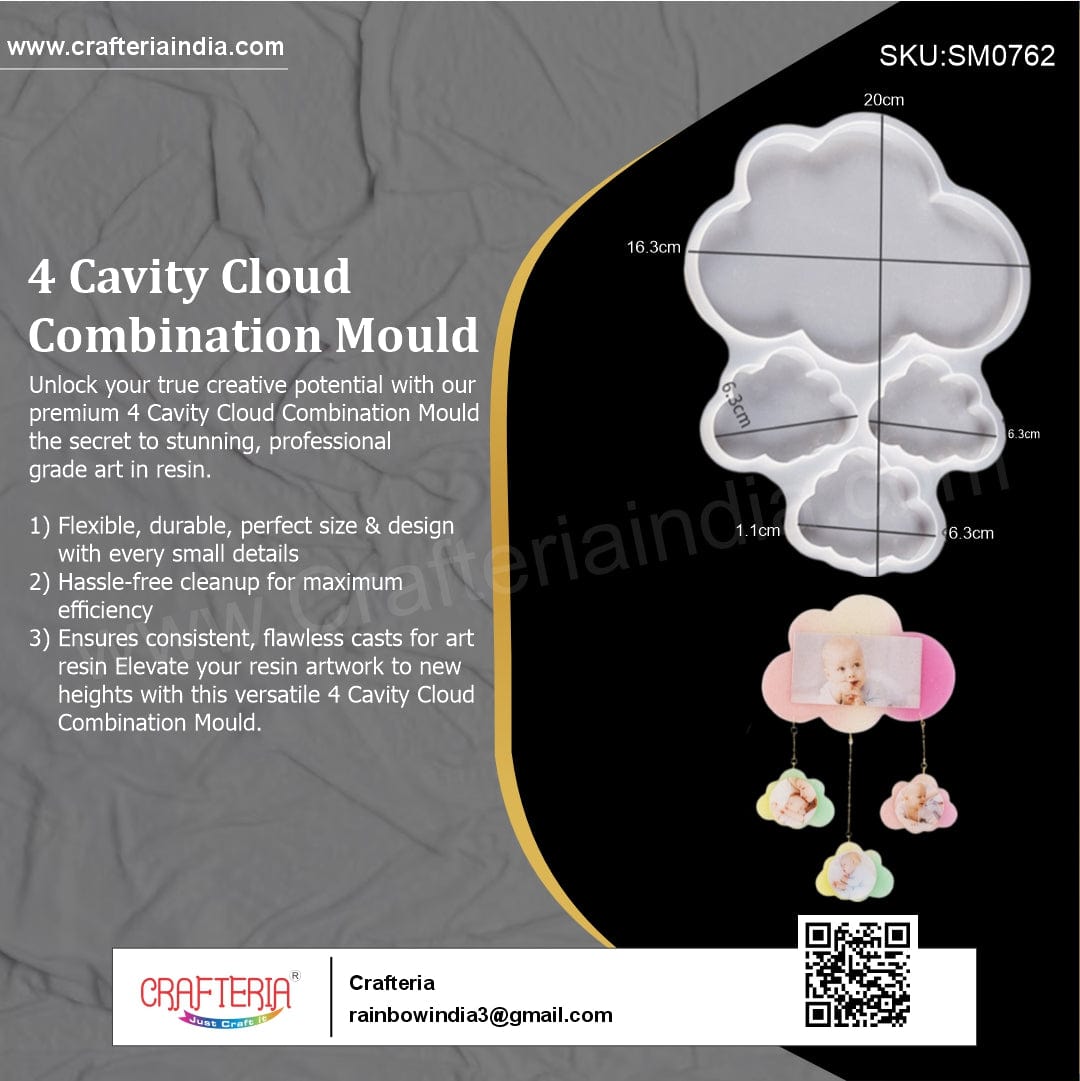 4 Cavity Cloud Combination Mould