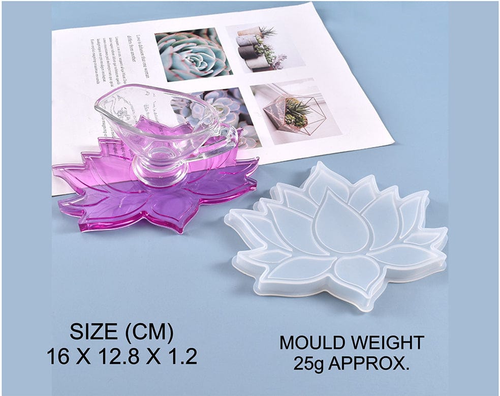 My Store Silicon Mould LOTUS COASTER MOULD