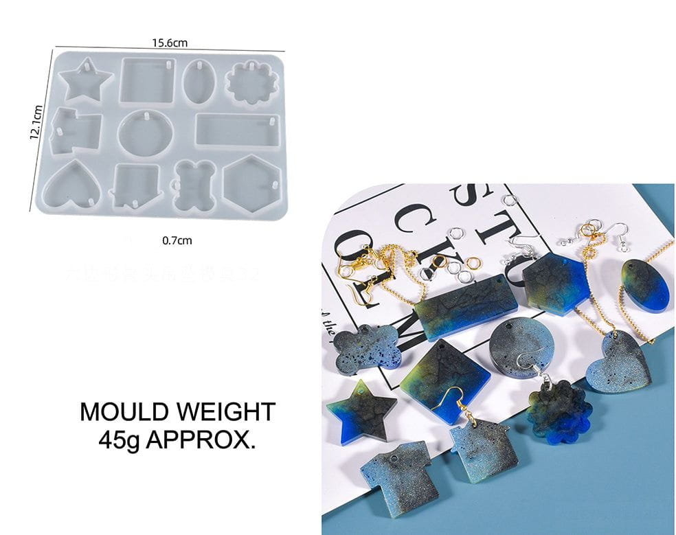 My Store Silicon Mould 11 IN 1 JEWELLERY MOULD