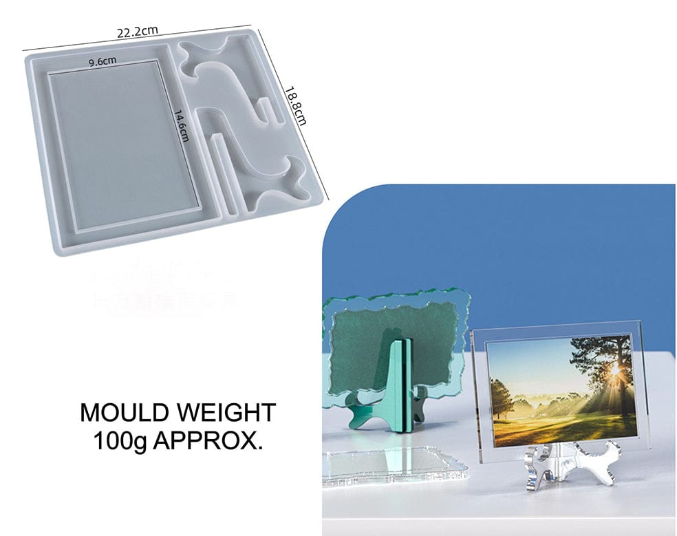 My Store Silicon Mould RECTANGLE PHOTO FRAME & STAND MOULD