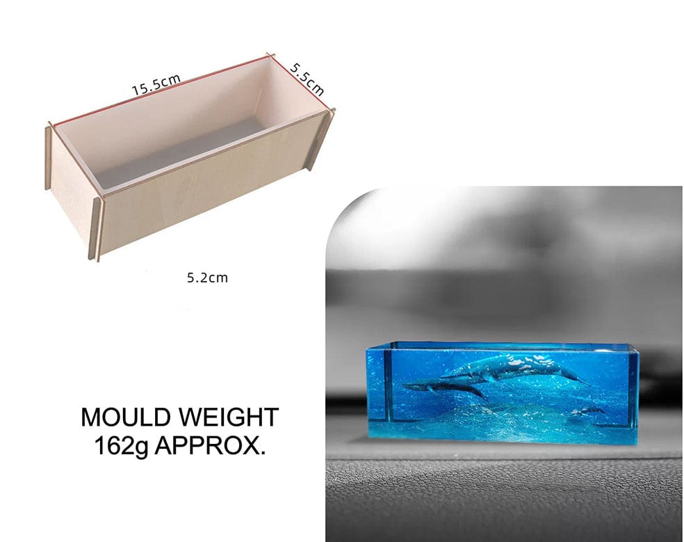 My Store Silicon Mould RECTANGLE DEEP CASTING MOULD