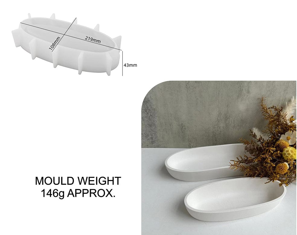 My Store Silicon Mould SMALL BOAT SHAPE CANDLE HOLDER MOULD