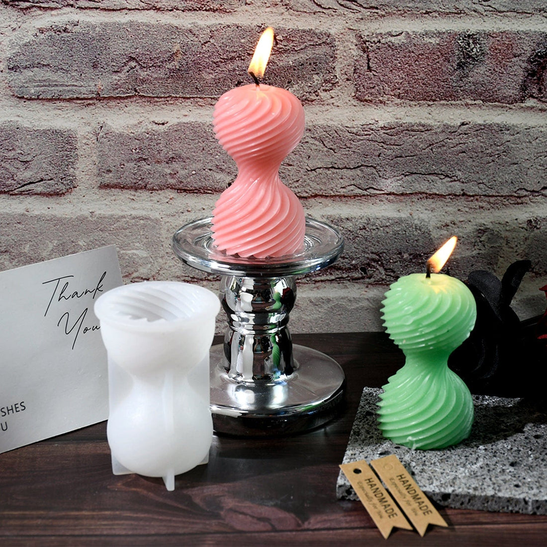 Spherical Spiral Candle Mould