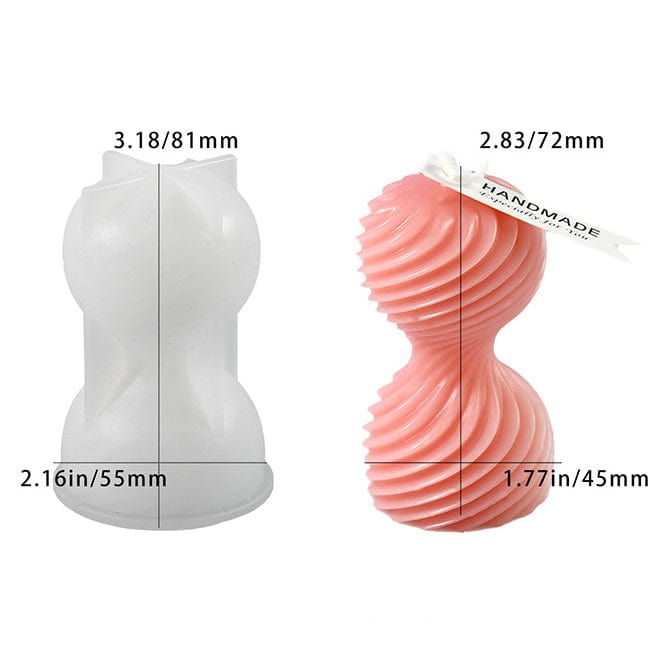 Spherical Spiral Candle Mould