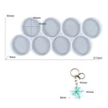 My Store Silicon Mould 8 Cavity 45mm Round Mould