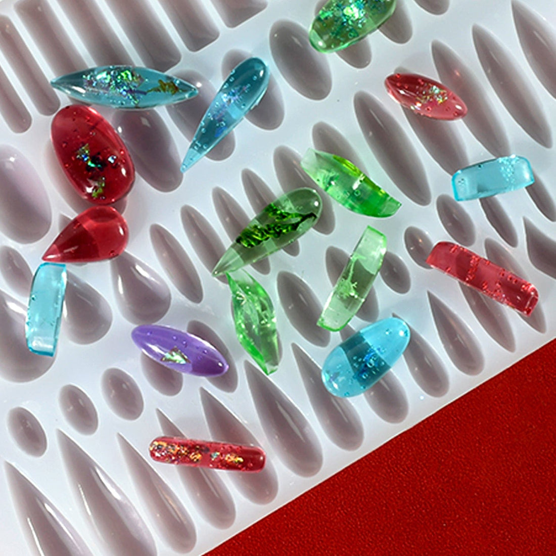 My Store Silicon Mould Water Drop Long Earring Mould