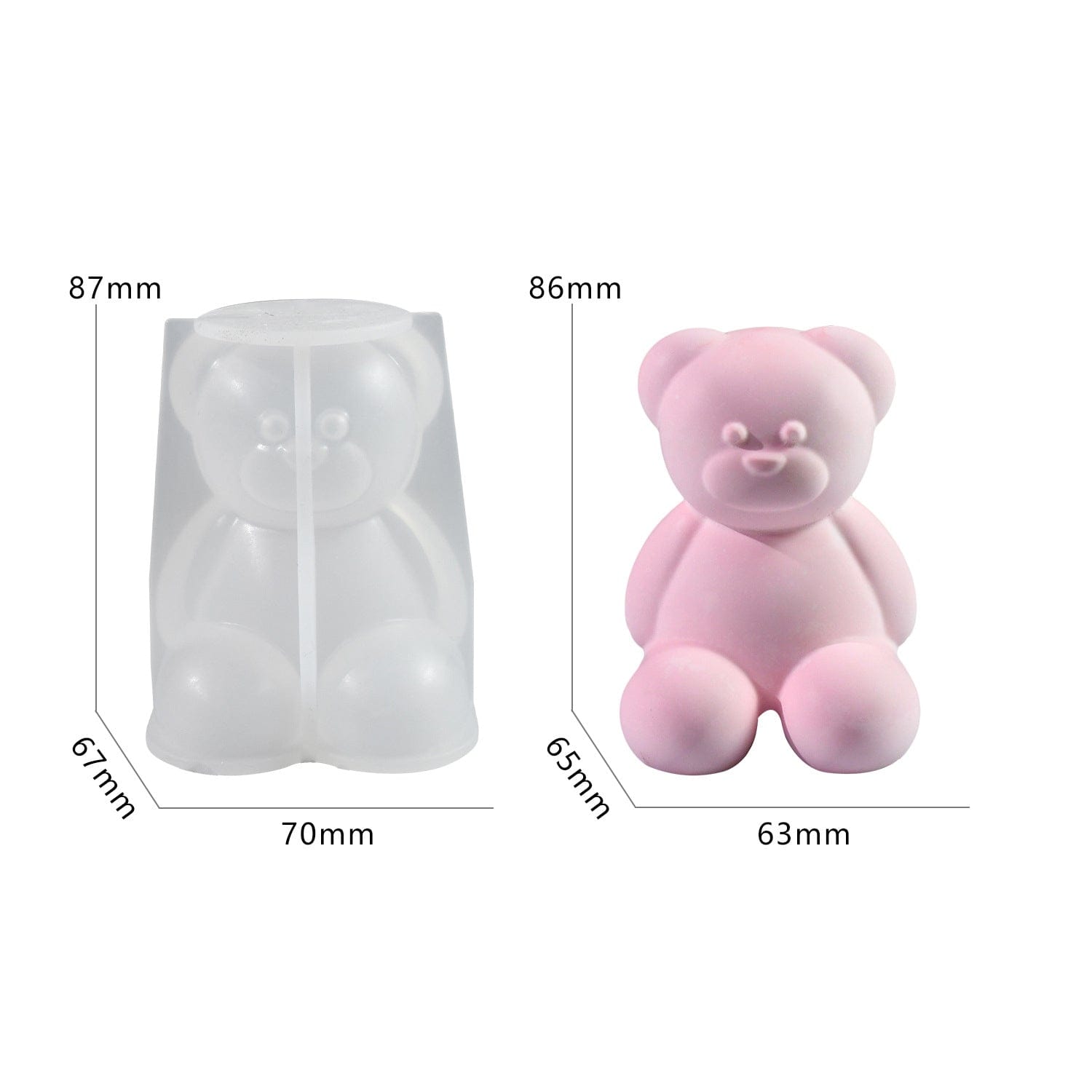 Sitting Bear Mould