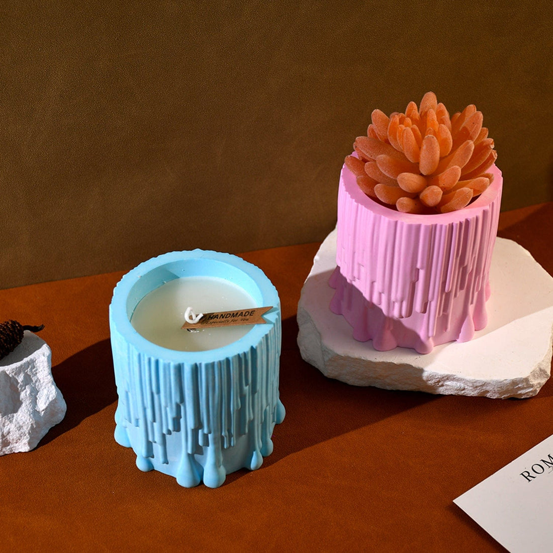 My Store Silicon Mould Tree Stump Planter & Candle Holder Mould