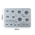 My Store Silicon Mould 20 Cavity Round Beads Mould