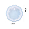 My Store Silicon Mould 8 Kali Flower Shape Keychain & Pendant Mould