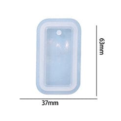 My Store Silicon Mould Rectangle Keychain & Pendant Mould