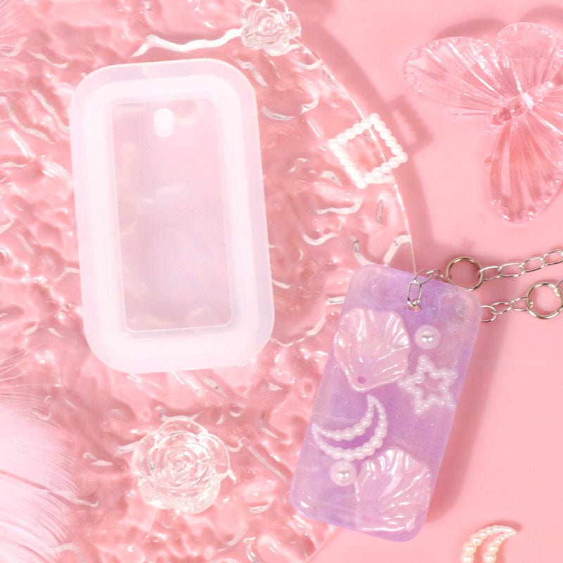 My Store Silicon Mould Rectangle Keychain & Pendant Mould