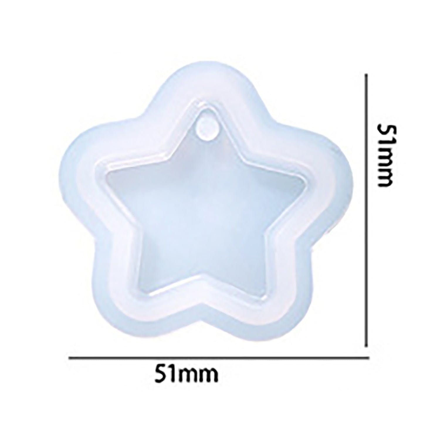 My Store Silicon Mould Star Keychain & Pendant Mould