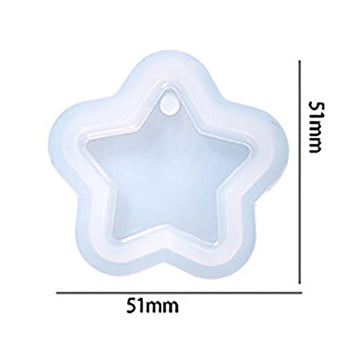 My Store Silicon Mould Star Keychain & Pendant Mould