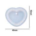 My Store Silicon Mould Heart Keychain & Pendant Mould