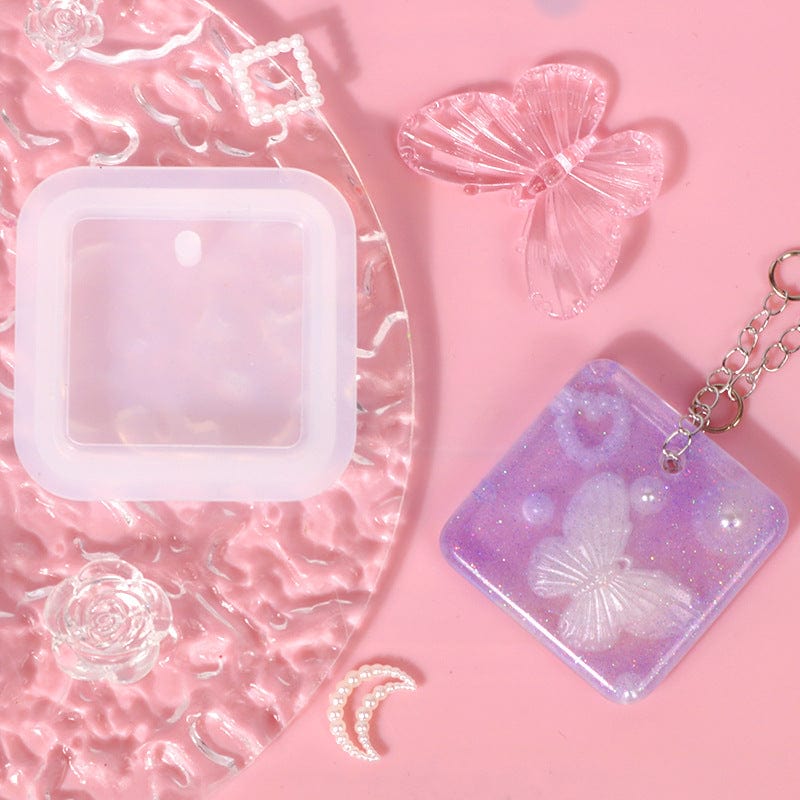 My Store Silicon Mould Square Keychain & Pendant Mould