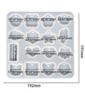 My Store Silicon Mould 16 Cavity Keychain & Pendant Mould
