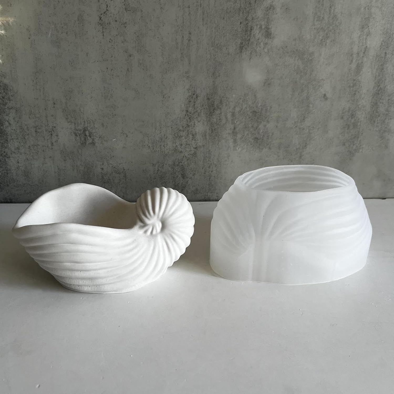 My Store Silicon Mould Shell Planter & Flower pot Mould