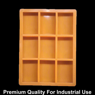 JUST CRAFT IT 9 Cavity Rectangle 125gms silicon soap mould