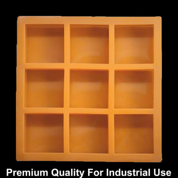 JUST CRAFT IT 9 Cavity Square 150gms silicon soap mould