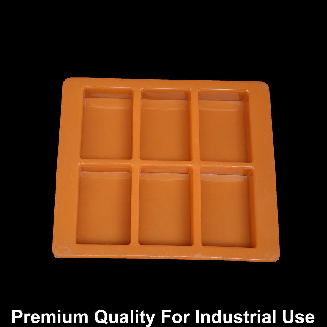 JUST CRAFT IT 6 Cavity Rectangle 150gms silicon soap mould