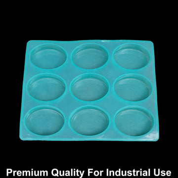JUST CRAFT IT 9 Cavity Oval 100gms silicon soap mould