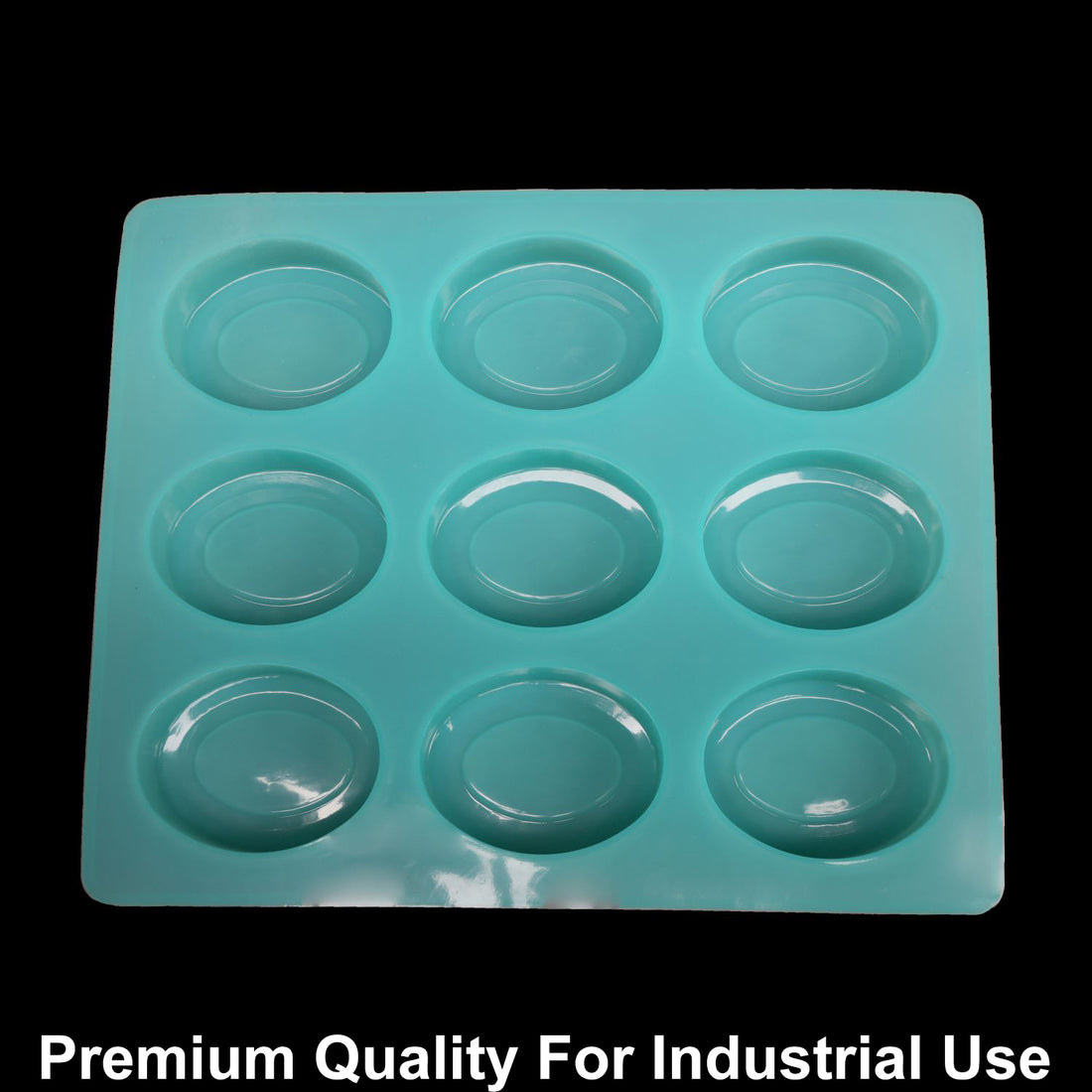 JUST CRAFT IT 9 Cavity Oval 115gms silicon soap mould
