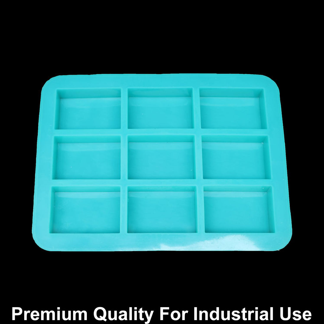 JUST CRAFT IT 9 Cavity Rectangle 75gms silicon soap mould