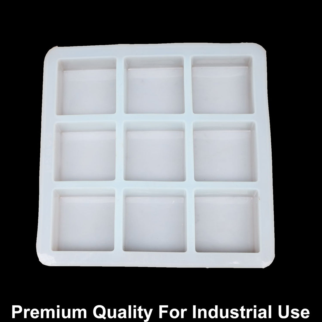 JUST CRAFT IT 9 Cavity Square 125gms silicon soap mould